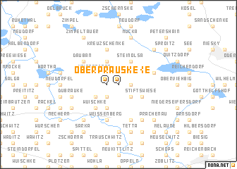 map of Oberprauske