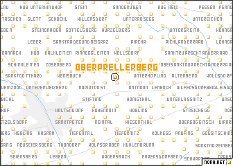 map of Oberprellerberg