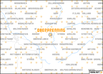 map of Oberprenning