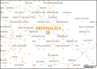 map of Oberpudlach