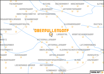 map of Oberpullendorf