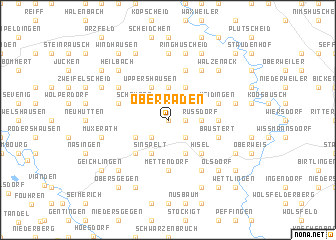 map of Oberraden