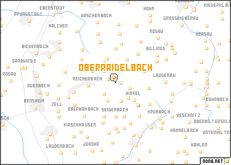 map of Ober Raidelbach