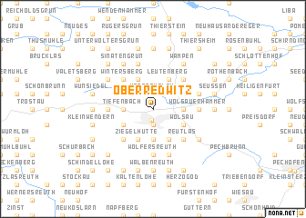 map of Oberredwitz