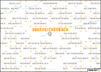 map of Oberreichenbach