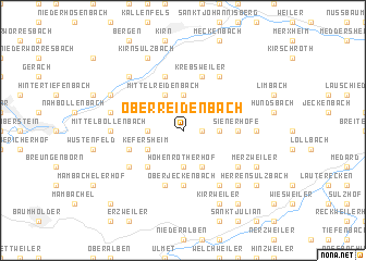 map of Oberreidenbach