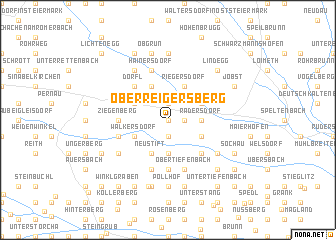 map of Oberreigersberg