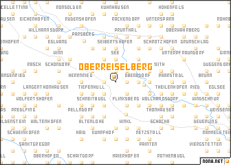 map of Oberreiselberg