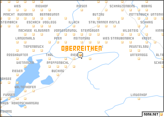 map of Oberreithen