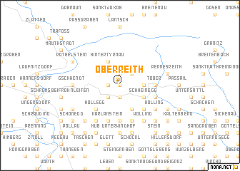 map of Oberreith