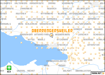 map of Oberrengersweiler