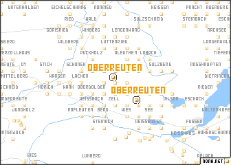 map of Oberreuten