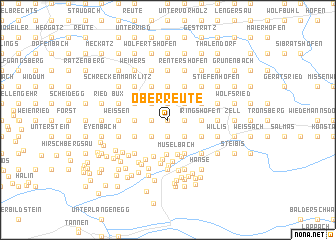 map of Oberreute