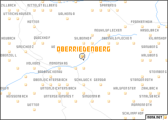 map of Oberriedenberg