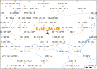 map of Oberriedern