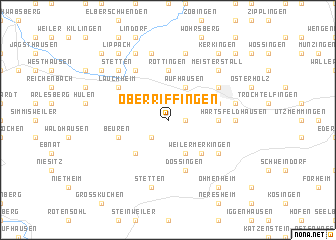 map of Oberriffingen