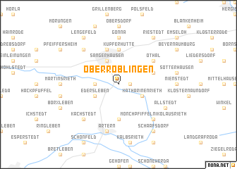 map of Oberröblingen