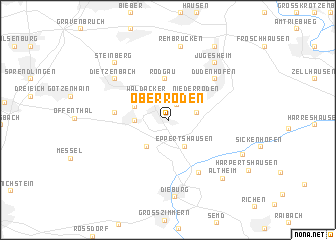 map of Ober-Roden
