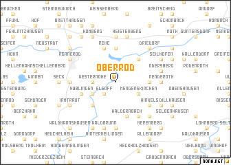 map of Oberrod