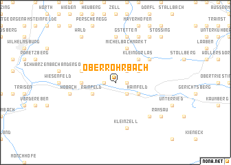 map of Oberrohrbach