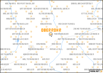 map of Oberrohr