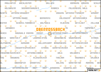 map of Oberroßbach