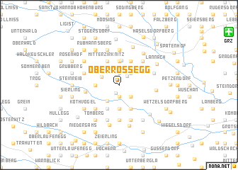 map of Oberrossegg