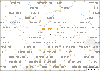 map of Oberroth