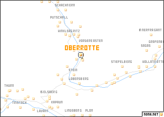 map of Oberrotte