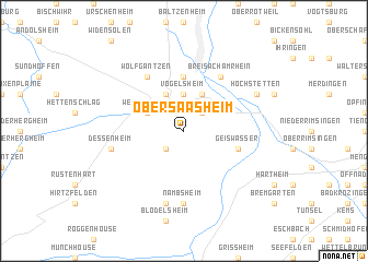 map of Obersaasheim