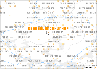 map of Obersalbach-Kurhof