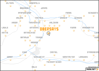 map of Ober-Says