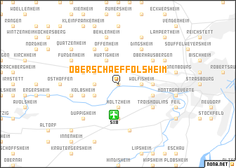 map of Oberschaeffolsheim