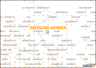 map of Oberschalkenbach