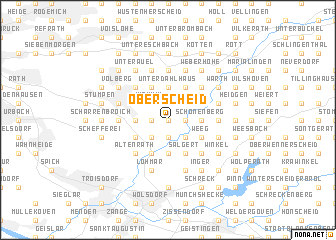 map of Oberscheid