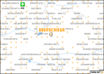 map of Oberschieda