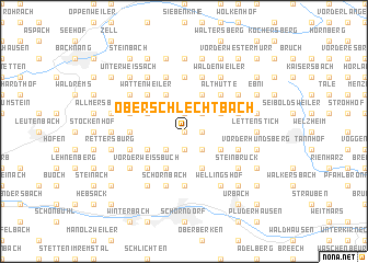 map of Oberschlechtbach