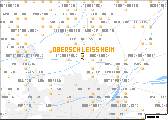 map of Oberschleißheim