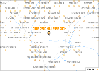 map of Oberschlierbach