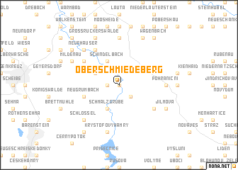 map of Oberschmiedeberg