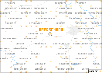 map of Oberschöna