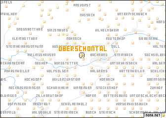 map of Oberschöntal