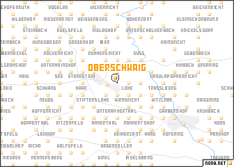 map of Oberschwaig