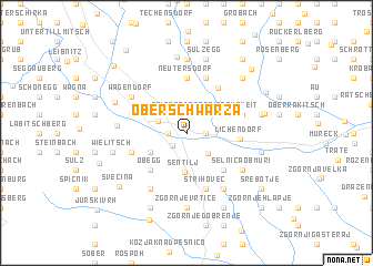 map of Oberschwarza