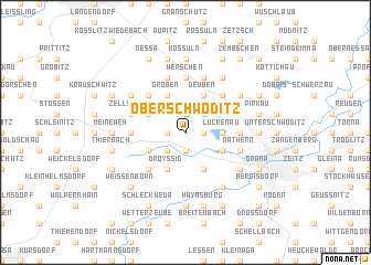 map of Oberschwöditz