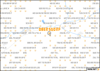 map of Obersdorf