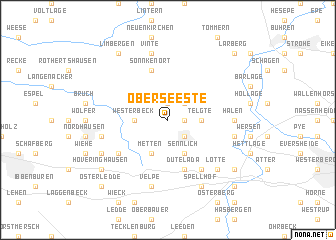 map of Oberseeste