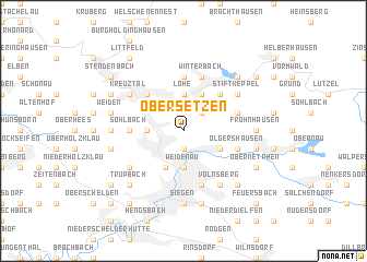 map of Obersetzen