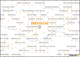 map of Obersexau