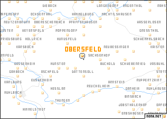 map of Obersfeld
